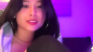 Busty Asian Babe Needs Two Big Cocks