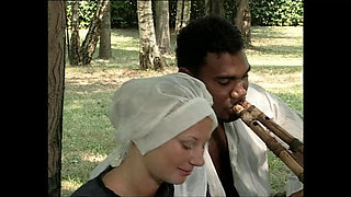 Young Busty Blonde Vintage Ass Fucked and Cumshot on Asshole by Monster Black Cock