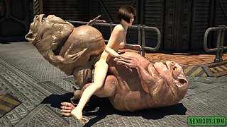 Filthy Goblin Wad. Sci-Fi THREE DIMENSIONAL porno