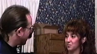 Retro young babe anally drilled by oldguy