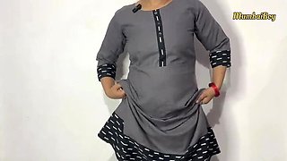 Desi girlfriend gets fucked by boyfriend while on call - Beautiful Indian babe in home sex