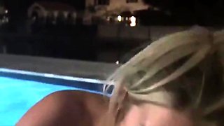 ScarlettKissesXO Fucking in Pool Sex Tape