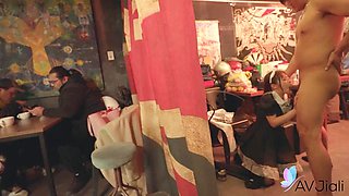 Horny Chinese maid Wen Ruixin fucks hard with a guy