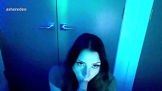 Blonde Temptress in Pantyhose Traps You with Desire