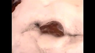 Hot Black Pussy Double Anal Fucking in Bathroom with Michael Stefano & Simone West