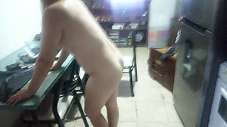 Rough Anal Sex While Listening to Music Naked