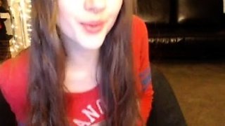Cute blonde amateur webcam teen masturbating