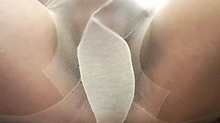 Mommy Masturbates with Stockings and Fingers