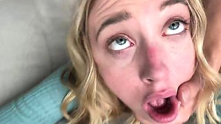 Home video amateur skinny blonde fuck cumshot blindfolded