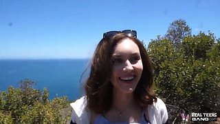 Freya Parker First Casting - Teen Brunette Sucks Big Dick & Fucks Doggystyle