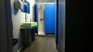 Big Cock Fucking in Public Locker Room