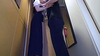 Pink labia close up of naive brunette playing with her name