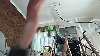 Some Fun Fucking Dildo While My Friend Watches Me