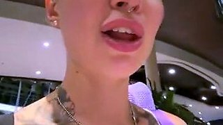 Miss_Elfie, russian camwhore in public and restroo