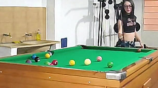 Playing Naked Pool with My Boyfriend and My Father-in-law