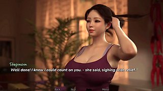 During the boxes remove stepson saw stepmoms beautiful body in half naked