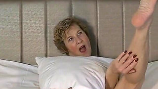 Hot MILFs Sexy Tease and Pillow Play