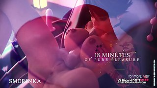 Futa sexy animation with sex toys