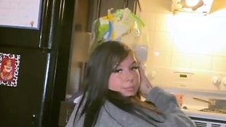 Stacked brunette goes solo toys and masturbation