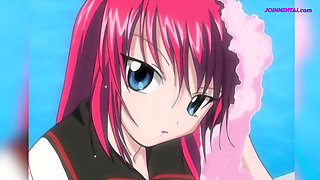 Hitomi Is Willing To Give Up Her Virginity To Save Him But Akitoshi Doesn't Stop There Fucking Both Her Pussy And Her Ass