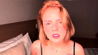 Sultry Latina Melanie Caceres rides monster meatpipe in