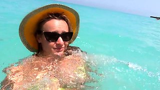 Swimming Naked in Cuba's Atlantic Ocean Waters