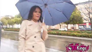 Hot Latina Teen Micky Perez Takes Two Cocks in Wild Threesome