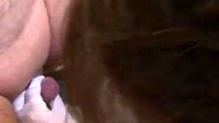 Humiliating small penis pinching