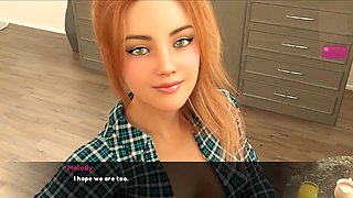 Interactive hentai adventure with college girls and a playful nanny