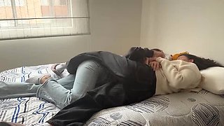 Scarlettandc Lesbian Tribbing Huge Ass Latina Couple Scissoring and Rubbing to Orgasm in 4K