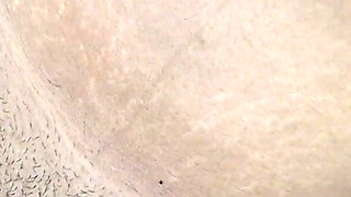Close-up of Keilimar's Short-haired Pussy Getting Fucked by a Big White Cock.
