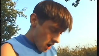 Hot chick with a nice ass fucks a hot cock on car bonnet roadside