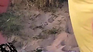 Fucking on a Public Beach in France