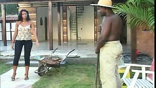 Mexicana blowjob with her big boobs