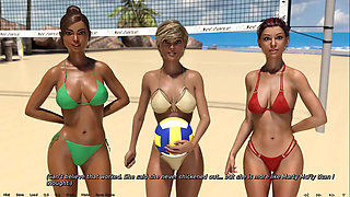 Where the heart is: lesbian kiss on the beach ep 99