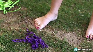 Alexya was Born to Play in this Tropical Paradise