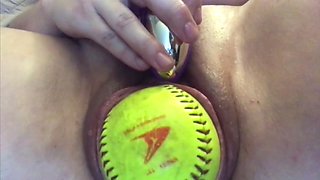 Softball Stuffed Pussy