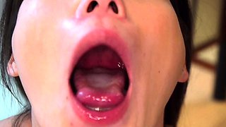 Lovely japanese showered with goo and then fucked