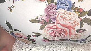 Floral Granny Panties Fart Session