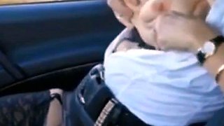 French Amateur Shows Off in Car