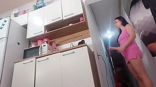 Hot Brazilian Wife Cheats on Husband with His Big Cock Friend - Homemade Sex