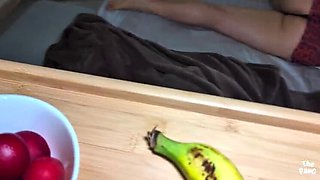 Big Ass Stepmom Morning Sex with Stepson - Doggy Style & Missionary POV