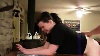 Amateur fetish big booty bitch riding with her bum