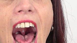 Mouth fetish clip with ali bordeaux fullhd - Inside my mouth