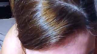 Hot Wife Gives Bedtime Blowjob and Swallows Cum