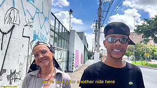 Skinny Headscarf Granny Gets Her Ass Destroyed