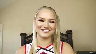 Perky Cheerleader Harley King Lets Her Pappy Pound Her