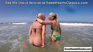 Surf's Up! 4 Lesbian Cuties Cruising at SweetheartsClassics