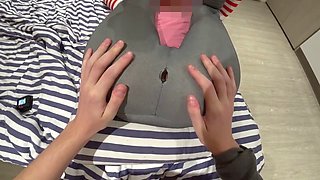 Curvy Asian stepsister gets her fantasies fulfilled by stepbrother in public