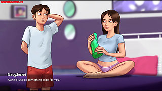 EXTREME ANAL, PUSSY FUCKING WITH HUGE Dildo TOYS, Busty Slut Loves Big Sex Toys - Summertime Saga 3D Hentai Porn Games